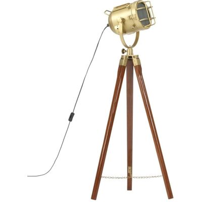 SHUMEE Stojací lampa na stativu masivní mangovníkové dřevo 97 cm SHUMEE Stojací lampa na stativu masivní mangovníkové dřevo 97 cm