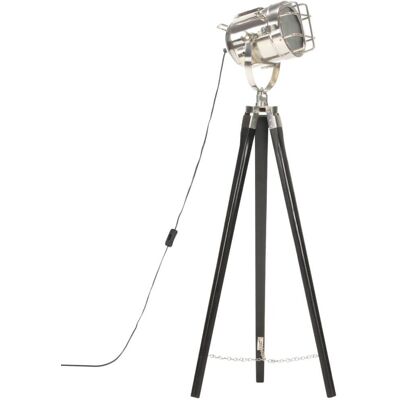 SHUMEE Stojací lampa na stativu černá masivní mangovníkové dřevo 97 cm SHUMEE Stojací lampa na stativu černá masivní mangovníkové dřevo 97 cm