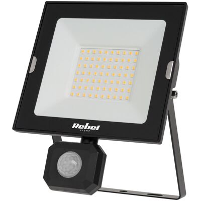 Rebel 50W LED reflektor s pohybovým senzorem, 4000K Rebel 50W LED reflektor s pohybovým senzorem, 4000K