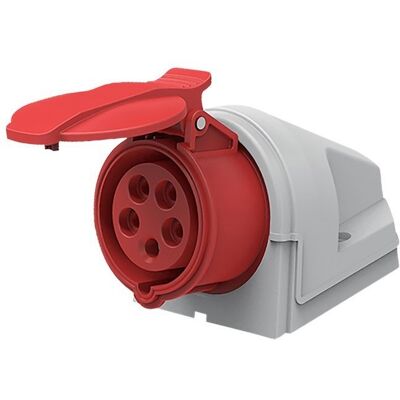 Solight Zásuvka nástěnná, 5-pólová, 400V/16A, IP44 Solight Zásuvka nástěnná, 5-pólová, 400V/16A, IP44