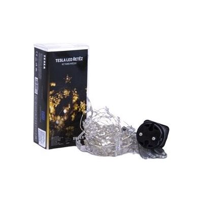 Tesla Lighting Tesla - dekorativní nano řetěz Hvězda 1,5cm, 50LED, 2700K, 5m + 3m kabel, 230V, časovač, IP44 Tesla Lighting Tesla - dekorativní nano řetěz Hvězda 1,5cm, 50LED, 2700K, 5m + 3m kabel, 230V, časovač, IP44