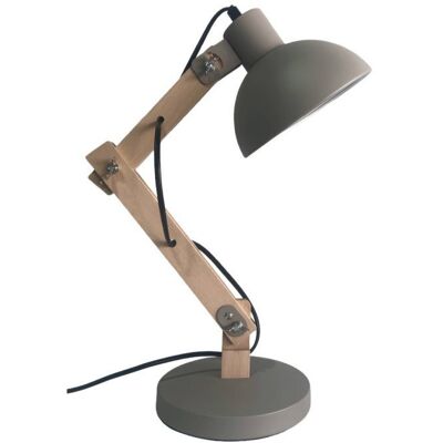 Tesla Lighting Tesla KATKA retro, E27, kovová/dřevěná, stříbrná Tesla Lighting Tesla KATKA retro, E27, kovová/dřevěná, stříbrná