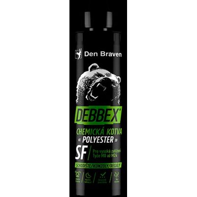 DEN BRAVEN Chemická kotva bez styrenu POLYESTER SF 380ml DEN BRAVEN Chemická kotva bez styrenu POLYESTER SF 380ml