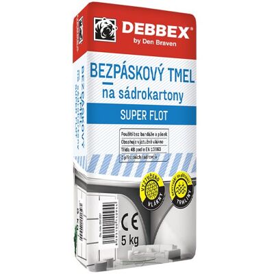 Den Braven Bezpáskový tmel na sádrokartony SUPER FLOT 25 kg Den Braven Bezpáskový tmel na sádrokartony SUPER FLOT 25 kg
