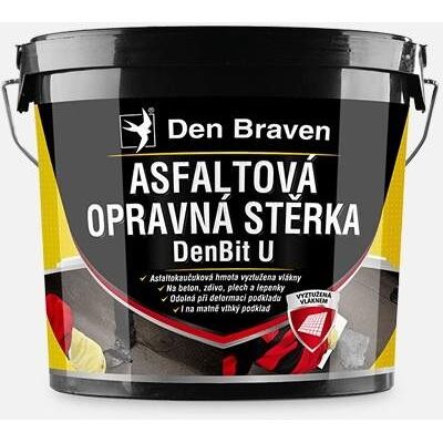 Den Braven Asfaltová opravná stěrka DenBit U 10kg Den Braven Asfaltová opravná stěrka DenBit U 10kg