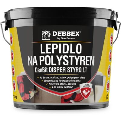 DEN BRAVEN Lepidlo na polystyren DenBit DISPER STYRO LT 10 kg DEN BRAVEN Lepidlo na polystyren DenBit DISPER STYRO LT 10 kg