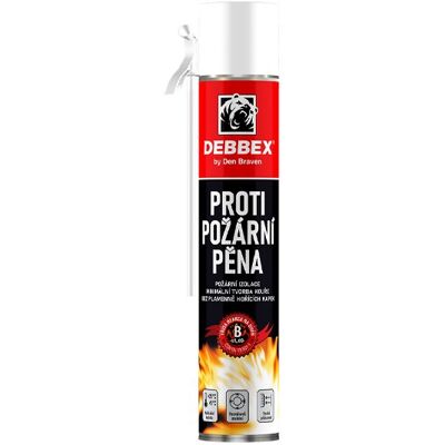 Den Braven Protipožární pěna trubičková 750ml RP červená Den Braven Protipožární pěna trubičková 750ml RP červená