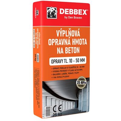Den Braven Výplňová opravná stěrka na beton 25 kg Den Braven Výplňová opravná stěrka na beton 25 kg