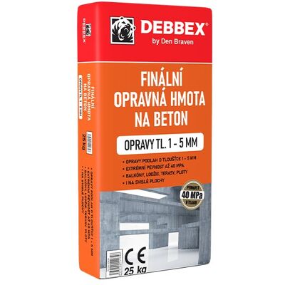 Den Braven Finální opravná stěrka na beton 25 kg Den Braven Finální opravná stěrka na beton 25 kg
