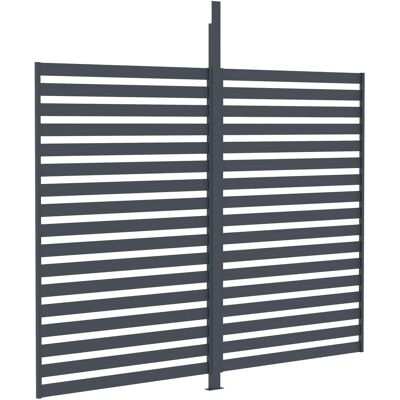 G21 G 21 Fixní lamelová stěna 3 × 2,6 m pro pergolu Trenton G21 G 21 Fixní lamelová stěna 3 × 2,6 m pro pergolu Trenton