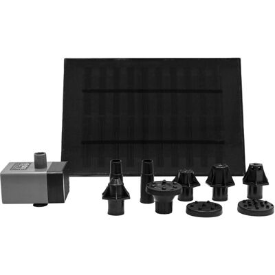 HEISSNER SP250-00 Solární efektové čerpadlo 250 l/h se 7 vodními efekty HEISSNER SP250-00 Solární efektové čerpadlo 250 l/h se 7 vodními efekty