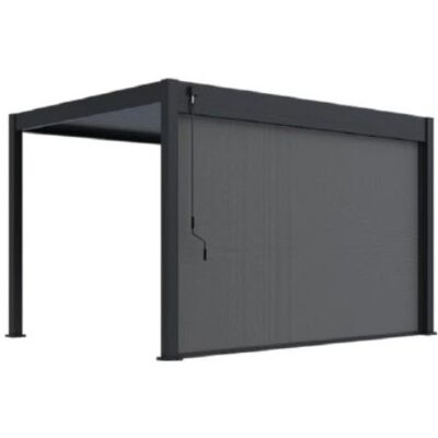 ROJAPLAST Zástěna - pergola bioklimatická 3,6 m, tmavě šedá ROJAPLAST Zástěna - pergola bioklimatická 3,6 m, tmavě šedá