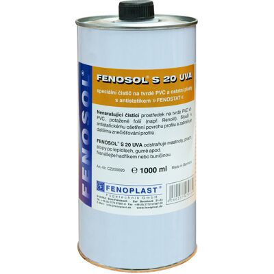 Fenoplast Fenosol Univerzální čistič a odmašťovač S 20 UVA Fenoplast Fenosol Univerzální čistič a odmašťovač S 20 UVA
