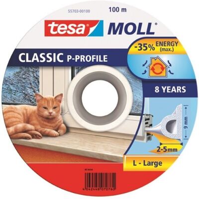 Tesa Bílý PROFIL P Těsnění - Těsnění Tesa Bílý PROFIL P Těsnění - Těsnění