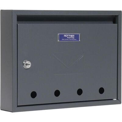 Rottner IMOLA Poštovní schránka - Ocel, přední montáž, 240x320mm Rottner IMOLA Poštovní schránka - Ocel, přední montáž, 240x320mm