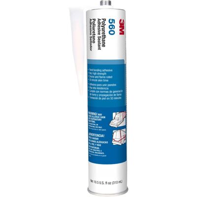 3M polyuretanový lepící tmel 560, bílý 310 ml 3M polyuretanový lepící tmel 560, bílý 310 ml