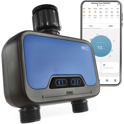 Emos GoSmart zavlažovací hodiny, Bluetooth 5.0, 2 výstupy Emos GoSmart zavlažovací hodiny, Bluetooth 5.0, 2 výstupy