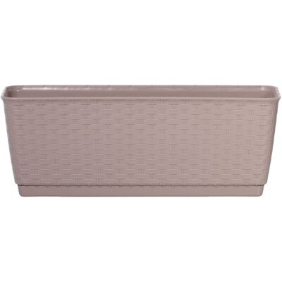 PROSPERPLAST Truhlík RATOLLA PW 49.2 x 17.2 x 17.4 cm, tmavě béžová PROSPERPLAST Truhlík RATOLLA PW 49.2 x 17.2 x 17.4 cm, tmavě béžová
