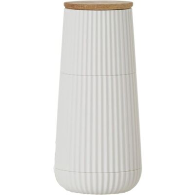 AdHoc Mlýnek na pepř/sůl, výška 150 mm, průměr 65 mm, bílý AdHoc Mlýnek na pepř/sůl, výška 150 mm, průměr 65 mm, bílý