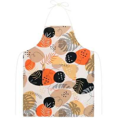 BELLATEX Zástěra Adéla 67 × 84 cm 7750/233 oblázky oranžové BELLATEX Zástěra Adéla 67 × 84 cm 7750/233 oblázky oranžové