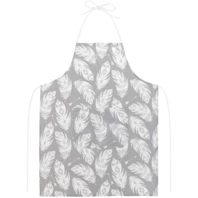 BELLATEX Zástěra Adéla 67 × 84 cm 7750/237 šedá pírka BELLATEX Zástěra Adéla 67 × 84 cm 7750/237 šedá pírka