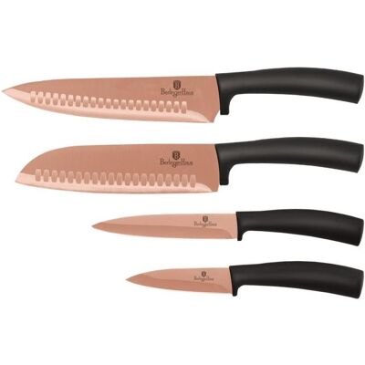 BERLINGERHAUS Sada nožů s nepřilnavým povrchem 4 ks Rose Gold BERLINGERHAUS Sada nožů s nepřilnavým povrchem 4 ks Rose Gold