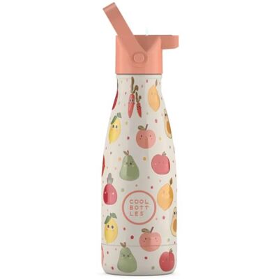 Cool Bottles dětská nerezová termolahev Kids Fruit Salad třívrstvá 260 ml 3D Cool Bottles dětská nerezová termolahev Kids Fruit Salad třívrstvá 260 ml 3D