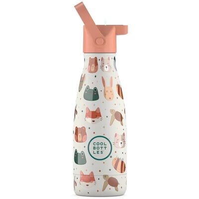 Cool Bottles dětská nerezová termolahev Kids Pet Lover třívrstvá 260 ml 3D Cool Bottles dětská nerezová termolahev Kids Pet Lover třívrstvá 260 ml 3D