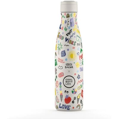 Cool Bottles Nerezová termolahev Good Vibes třívrstvá 500 ml Cool Bottles Nerezová termolahev Good Vibes třívrstvá 500 ml