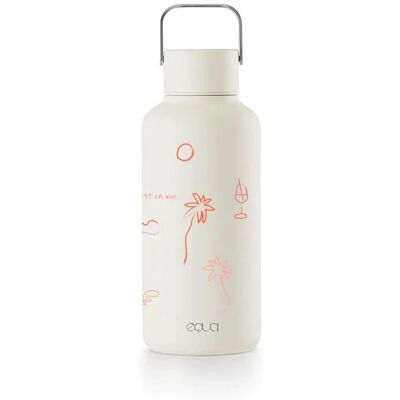 Nerezová láhev na vodu Equa Timeless - Malá - C'est La Vie - 600ml Nerezová láhev na vodu Equa Timeless - Malá - C'est La Vie - 600ml