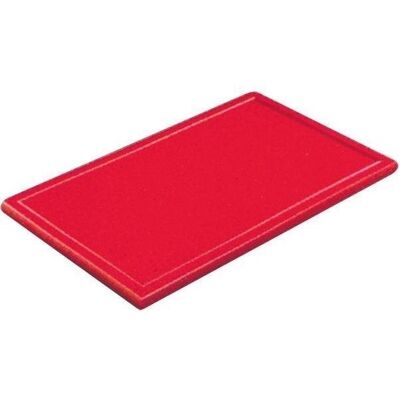 Gastro Prkénko krájecí plastové 53x32,5x2 cm GN 1/1, s drážkou, červené Gastro Prkénko krájecí plastové 53x32,5x2 cm GN 1/1, s drážkou, červené