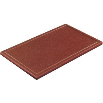 Gastro Prkénko krájecí plastové 53x32,5x2 cm GN 1/1, s drážkou, hnědé Gastro Prkénko krájecí plastové 53x32,5x2 cm GN 1/1, s drážkou, hnědé