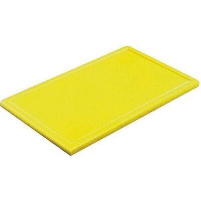 Gastro Prkénko krájecí plastové 53x32,5x2 cm GN 1/1, s drážkou, žluté Gastro Prkénko krájecí plastové 53x32,5x2 cm GN 1/1, s drážkou, žluté