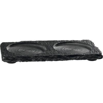 APS Podstavec pod mlýnky břidlice 15x8 cm APS Podstavec pod mlýnky břidlice 15x8 cm
