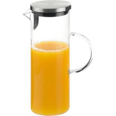 APS Džbán skleněný s nerezovým víkem 1,5 l APS Džbán skleněný s nerezovým víkem 1,5 l
