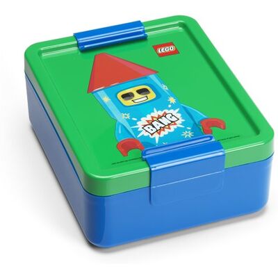 Lego Storage Rocket box na svačinu - modrý/zelený Lego Storage Rocket box na svačinu - modrý/zelený