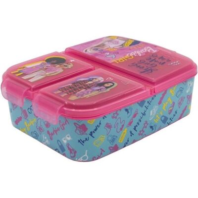 STOR Svačinový box s přihrádkami Barbie STOR Svačinový box s přihrádkami Barbie