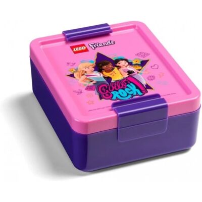 Lego Friends Girls Rock box na svačinu - fialová Lego Friends Girls Rock box na svačinu - fialová