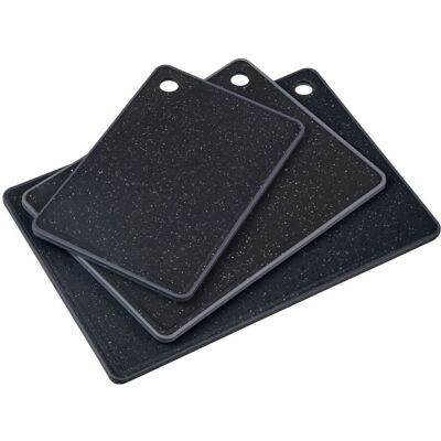 KESPER Sada krájecích prkének 3 ks, výška 9 × 360 mm, šedá KESPER Sada krájecích prkének 3 ks, výška 9 × 360 mm, šedá