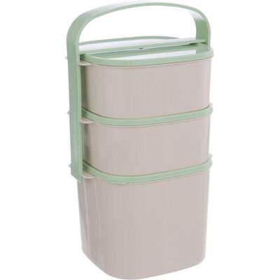 Orion Obědová krabička - 3 Nádoby, Rukojeť - Lunch box Orion Obědová krabička - 3 Nádoby, Rukojeť - Lunch box