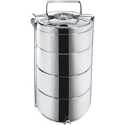 Orion Jídlonosič termo nerez 4 patra, 14 cm Orion Jídlonosič termo nerez 4 patra, 14 cm