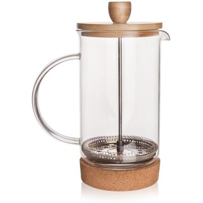 Orion 52934 - Průhledný a hnědý - French press / Infuzér na kávu a čaj Orion 52934 - Průhledný a hnědý - French press / Infuzér na kávu a čaj