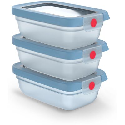 Tefal Sada dóz 3ks OneClick N1230510 modrá Tefal Sada dóz 3ks OneClick N1230510 modrá