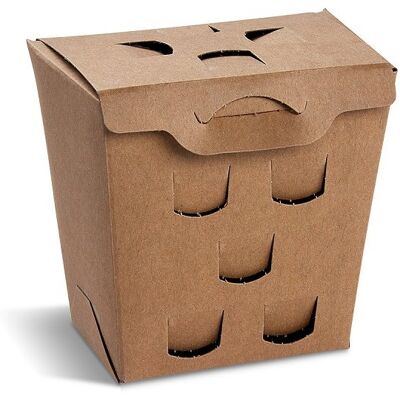 Wimex Nepromastitelný box na hranolky, 150 g/m2, kraft - 50 ks Wimex Nepromastitelný box na hranolky, 150 g/m2, kraft - 50 ks