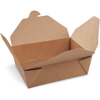 Wimex Nepromastitelný food box M, 1000 ml, 150 × 120 × 48 mm, kraft - 50 ks Wimex Nepromastitelný food box M, 1000 ml, 150 × 120 × 48 mm, kraft - 50 ks
