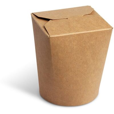 Wimex Nepromastitelný food box Asia 500 ml, kraft - 50 ks Wimex Nepromastitelný food box Asia 500 ml, kraft - 50 ks