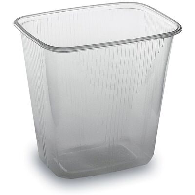 Wimex Plastová miska 500 ml, 108 × 81 mm, průhledná, hranatá - 100 ks Wimex Plastová miska 500 ml, 108 × 81 mm, průhledná, hranatá - 100 ks