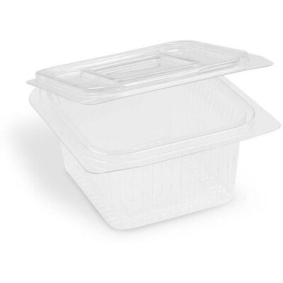 Wimex Plastová miska s víčkem 375 ml, hranatá - 50 ks Wimex Plastová miska s víčkem 375 ml, hranatá - 50 ks