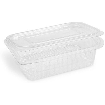 Wimex Plastová miska s víčkem 750 ml, hranatá - 50 ks Wimex Plastová miska s víčkem 750 ml, hranatá - 50 ks
