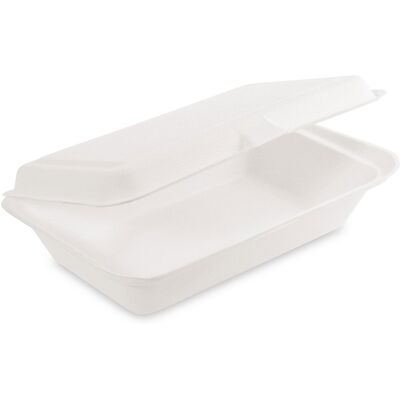 Wimex menu box z cukrové třtiny 1100 ml, 250 × 162 × 63 mm, nedělený - 50 ks Wimex menu box z cukrové třtiny 1100 ml, 250 × 162 × 63 mm, nedělený - 50 ks